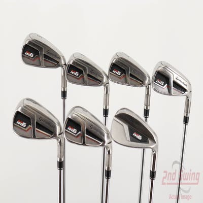 TaylorMade M6 Iron Set 5-PW AW FST KBS MAX 85 Steel Stiff Right Handed 38.75in