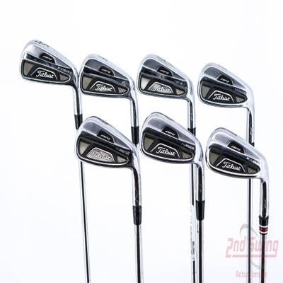 Titleist 712 AP2 Iron Set 5-PW GW Stock Steel Shaft Steel Stiff Right Handed 38.25in