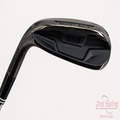 Cleveland Smart Sole 4 C Black Satin Wedge Pitching Wedge PW Smart Sole Steel Steel Wedge Flex Left Handed 34.0in