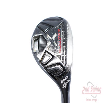 Tour Edge XCG7 Beta Hybrid 4 Hybrid 22° Matrix Exotics Red Tie 6Q3.1 Graphite Stiff Right Handed 40.0in