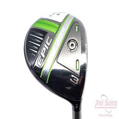 Callaway EPIC Speed Fairway Wood 3 Wood 3W 15° Fujikura Pro 2.0 6 Hybrid Graphite Regular Right Handed 43.5in