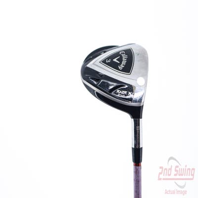 Callaway Razr X Black Fairway Wood 3 Wood 3W Callaway Razr X Black Fairway Graphite Senior Right Handed 43.0in