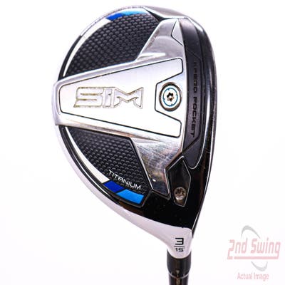 TaylorMade SIM Ti Fairway Wood 3 Wood 3W 15° Aldila Rogue Silver 110 MSI 70 Graphite Stiff Right Handed 43.5in