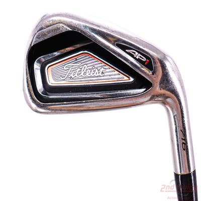 Titleist 716 AP1 Single Iron 6 Iron Stock Steel Shaft Steel Stiff Right Handed 37.75in