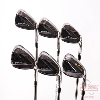 TaylorMade Stealth Iron Set 6-PW AW UST Mamiya Recoil ESX 460 F2 Graphite Senior Right Handed 37.5in