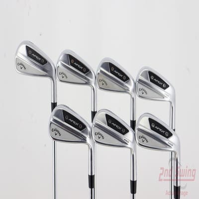 Callaway Apex Pro 24 Iron Set 5-PW AW Dynamic Gold Mid 115 Steel Stiff Right Handed 38.5in