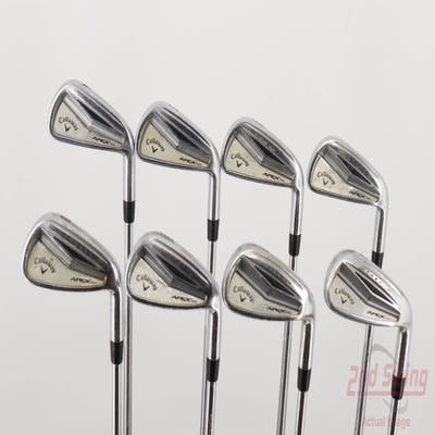 Callaway Apex Pro Iron Set 4-PW AW Project X Pxi 6.0 Steel Stiff Right Handed 38.25in