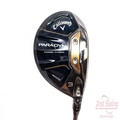 Mint Callaway Paradym Fairway Wood 3 Wood 3W 15° PX HZRDUS Silver Gen4 60 Graphite Stiff Right Handed 43.25in