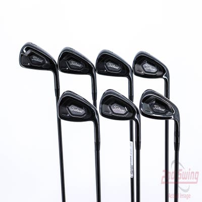 Titleist 718 AP3 Black Iron Set 5-PW AW True Temper AMT Red R300 Steel Regular Right Handed 38.0in