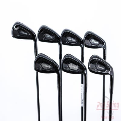 Titleist 718 AP3 Black Iron Set 5-PW AW True Temper AMT Red R300 Steel Regular Right Handed 38.0in