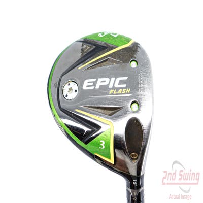 Callaway EPIC Flash Fairway Wood 3 Wood 3W 15° Project X EvenFlow Green 45 Graphite Ladies Right Handed 43.0in