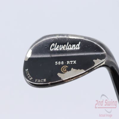 Cleveland 588 RTX Black Pearl Wedge Sand SW 56° 10 Deg Bounce Stock Steel Shaft Steel Wedge Flex Right Handed 35.5in