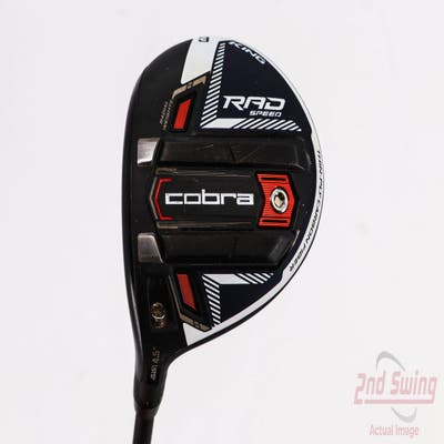 Cobra RAD Speed Fairway Wood 3 Wood 3W 14.5° Fujikura Motore X F3 6 Graphite Regular Left Handed 42.25in