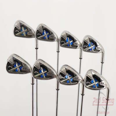 Callaway X-22 Iron Set 3-PW Callaway X Steel Steel Uniflex Right Handed 38.5in