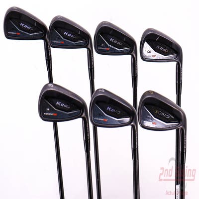 Cobra KING Black Forged Tec Iron Set 4-PW FST KBS Tour CT Lite Limited Steel Regular Right Handed 38.0in