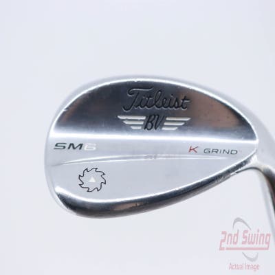 Titleist Vokey SM6 Tour Chrome Wedge Lob LW 58° 12 Deg Bounce K Grind SM6 BV Steel Wedge Flex Right Handed 36.0in