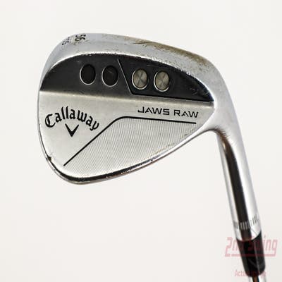 Callaway Jaws Raw Chrome Wedge Sand SW 56° 10 Deg Bounce S Grind Dynamic Gold Spinner TI Steel Wedge Flex Right Handed 35.0in