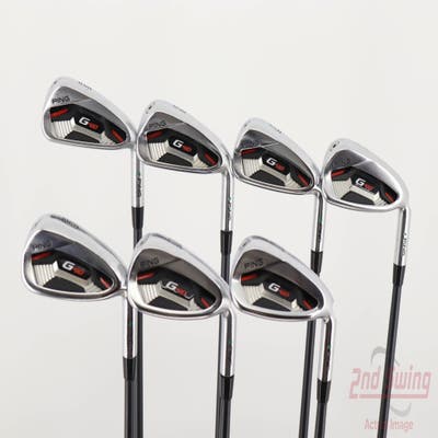 Ping G410 Iron Set 5-PW GW ALTA CB Red Graphite Regular Right Handed Green Dot 38.5in