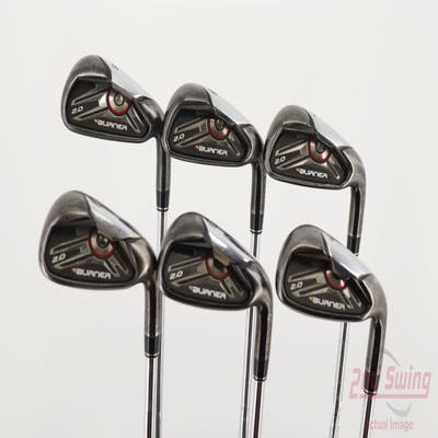 TaylorMade Burner 2.0 Iron Set 5-PW True Temper Dynamic Gold S300 Steel Stiff Right Handed 38.0in