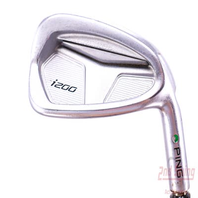 Ping i200 Single Iron 8 Iron Stock Steel Shaft Steel Stiff Right Handed Green Dot 37.5in