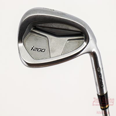 Ping i200 Single Iron Pitching Wedge PW Stock Steel Shaft Steel Stiff Right Handed Black Dot 36.75in