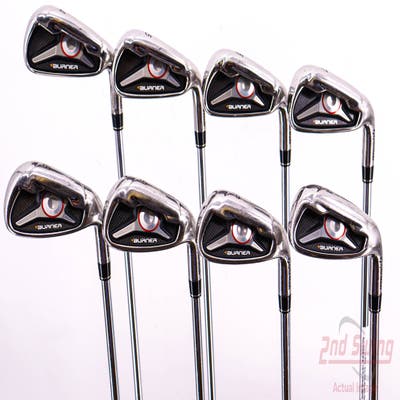 TaylorMade 2009 Burner Iron Set 4-PW AW TM Burner 2.0 85 Steel Uniflex Right Handed 39.0in