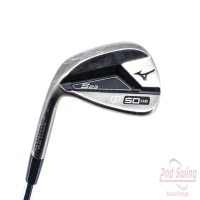 Mizuno S23 Copper Cobalt Wedge Gap GW 50° 8 Deg Bounce S Grind FST KBS Hi-Rev 2.0 115 Steel Wedge Flex Left Handed 35.5in