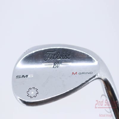 Titleist Vokey SM6 Tour Chrome Wedge Sand SW 56° 8 Deg Bounce M Grind SM6 BV Steel Wedge Flex Right Handed 35.5in