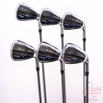 Callaway Paradym X Iron Set 5-PW PX HZRDUS Silver Gen4 65 Graphite Regular Right Handed 38.5in