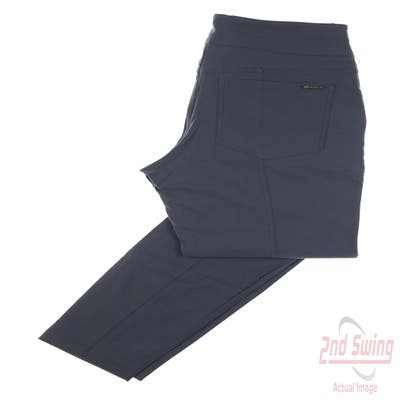 New Womens GG BLUE Pants 8 x Gray MSRP $60