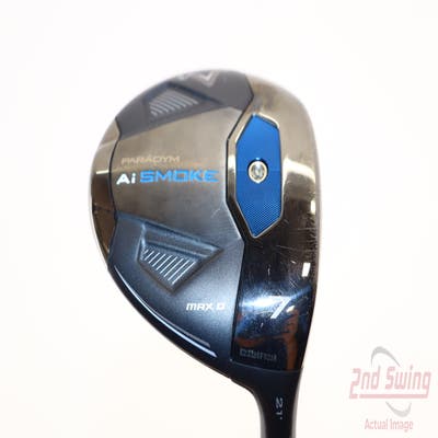 Callaway Paradym Ai Smoke Max D Fairway Wood 7 Wood 7W 21° PX HZRDUS Silver Gen4 60 Graphite Stiff Right Handed 42.0in