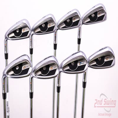 Ping G400 Iron Set 4-PW AW AWT 2.0 Steel Regular Left Handed Orange Dot 38.5in