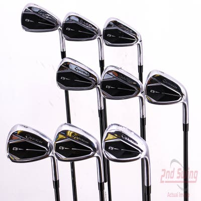 TaylorMade Qi Iron Set 4-PW AW SW Fujikura Ventus Blue TR 7 Graphite Stiff Right Handed 38.5in