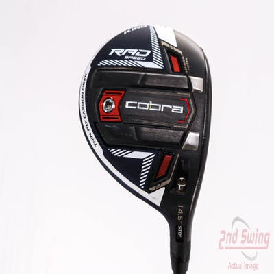 Mint Cobra RAD Speed Fairway Wood 3 Wood 3W 14.5° Fujikura ATMOS TS 7 Black Graphite X-Stiff Right Handed 43.0in