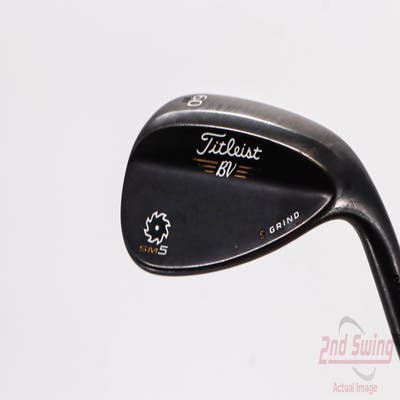 Titleist Vokey SM5 Raw Black Wedge Lob LW 60° 7 Deg Bounce S Grind Titleist SM5 BV Steel Wedge Flex Right Handed 35.5in