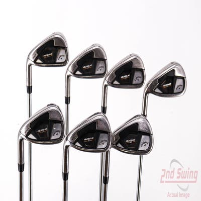 Callaway Rogue ST Max Iron Set 5-PW AW True Temper Elevate MPH 95 Steel Stiff Left Handed 38.25in