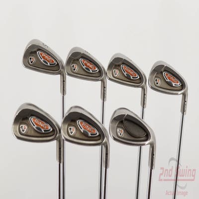 Ping i10 Iron Set 5-PW PW2 GW Ping AWT Steel Regular Right Handed Black Dot 38.0in