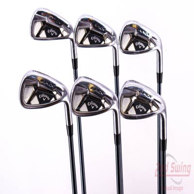 Callaway Apex 21 Iron Set 6-PW AW UST Mamiya Recoil 65 Dart Graphite Regular Right Handed 38.0in