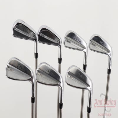 Titleist 2023 T150/T200 Combo Iron Set 4-PW Aerotech SteelFiber i80 Graphite Stiff Right Handed 38.25in