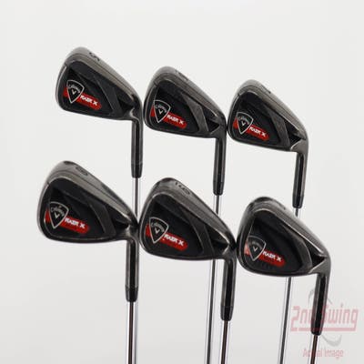 Callaway Razr X Black Iron Set 5-PW True Temper M-10 XP Steel Uniflex Right Handed 38.5in