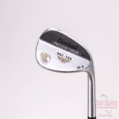 Cleveland 2012 588 Chrome Wedge Gap GW 50° 8 Deg Bounce True Temper Tour Concept Steel Wedge Flex Right Handed 35.0in