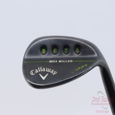 Callaway MD3 Milled Black S-Grind Wedge Lob LW 58° 10 Deg Bounce S Grind FST KBS Tour-V Wedge Steel Wedge Flex Right Handed 34.75in