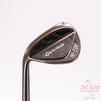 TaylorMade Milled Grind HI-TOE Wedge Lob LW 58° 10 Deg Bounce FST KBS Hi-Rev 2.0 Steel Wedge Flex Left Handed 35.0in