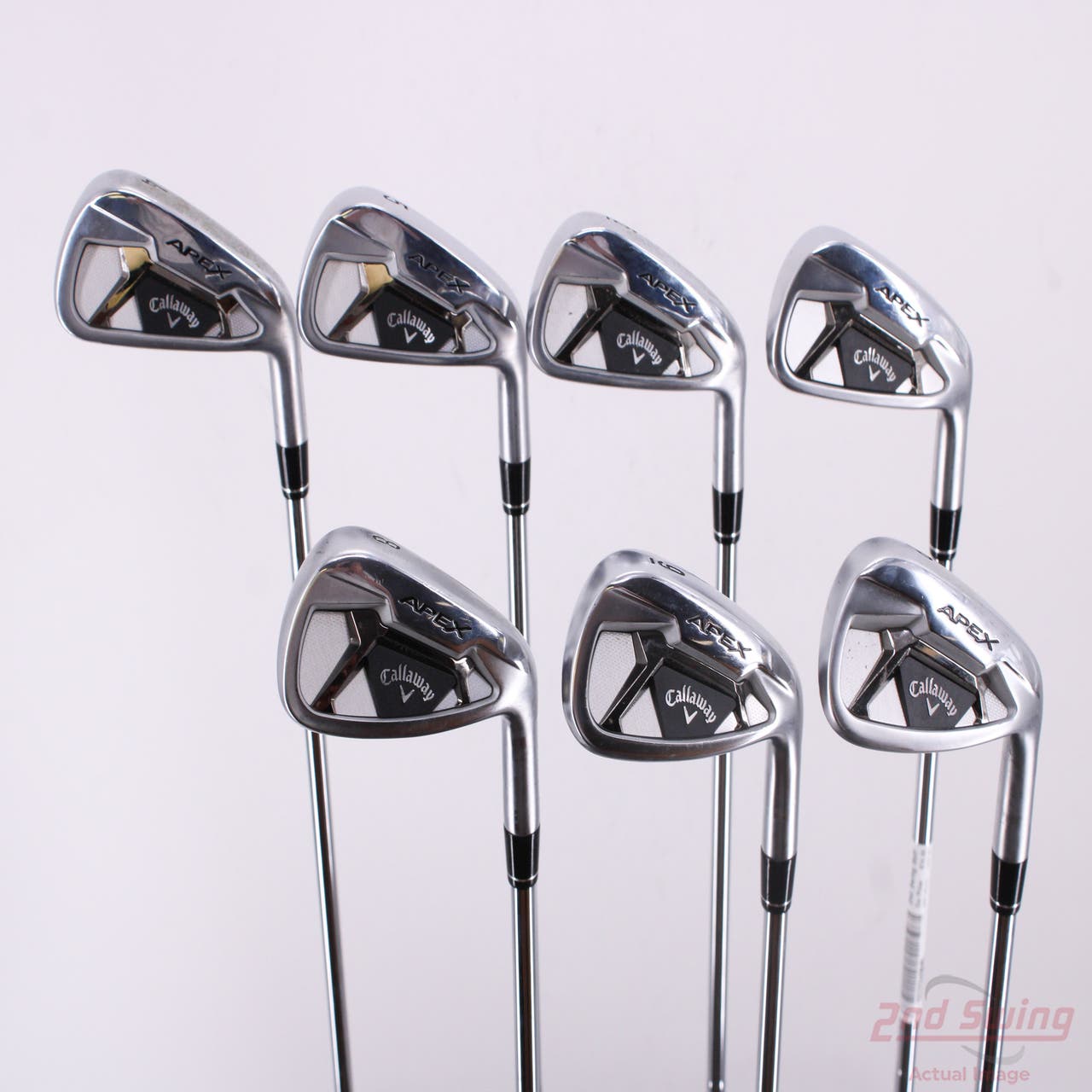 Callaway Apex 21 Iron Set 4-PW True Temper Elevate MPH 95 Steel Stiff ...