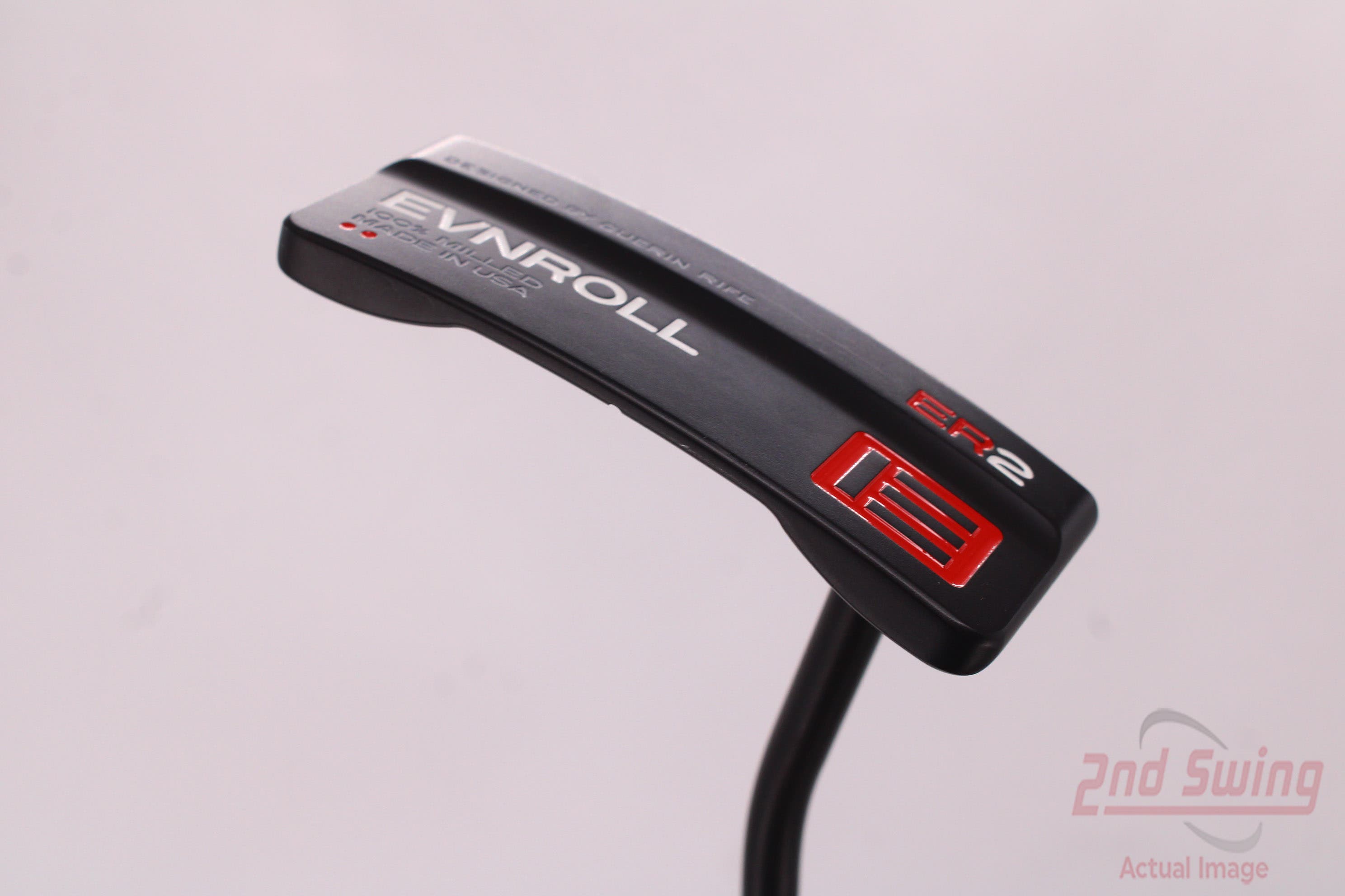 Mint Evnroll ER2 Mid Blade Black Putter Face Balanced Steel Right