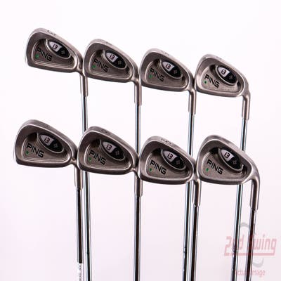 Ping i3 + Iron Set 3-PW Stock Steel Shaft Steel Stiff Right Handed Green Dot 35.5in