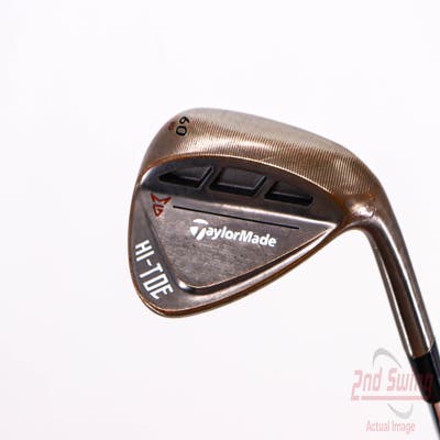 TaylorMade HI-TOE RAW Wedge Lob LW 60° 10 Deg Bounce FST KBS Hi-Rev 2.0 115 Steel Wedge Flex Right Handed 34.75in