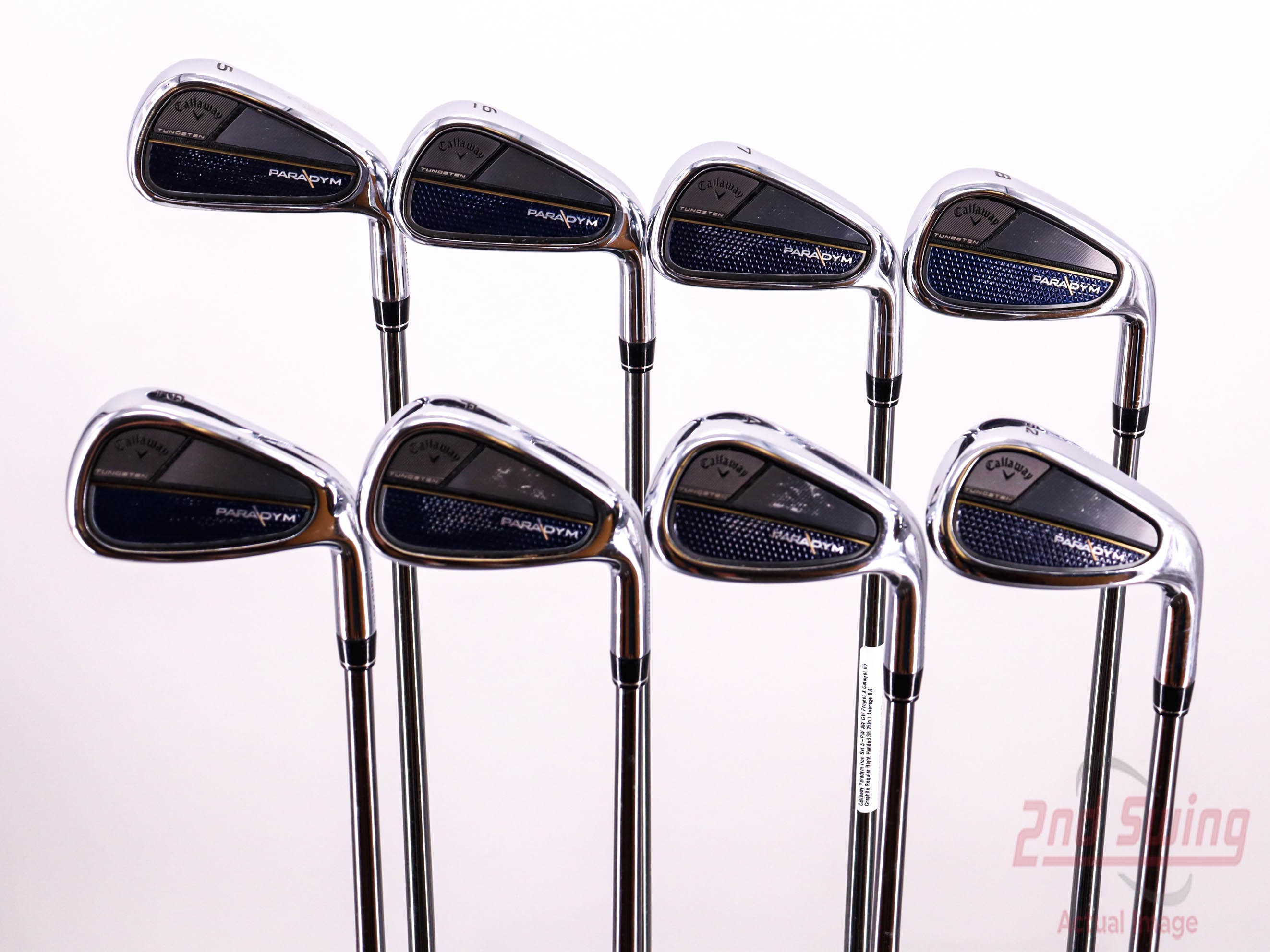 Callaway Paradym Graphite Iron Set