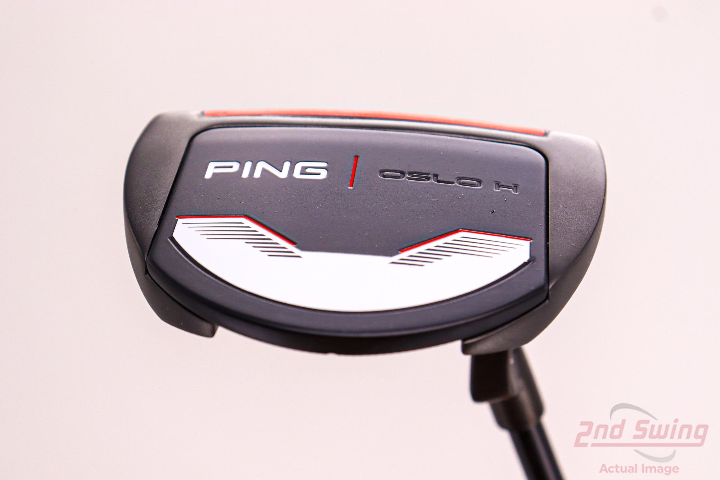 Ping 2021 Oslo H Putter Slight Arc Graphite Right Handed Black Dot 35.0in