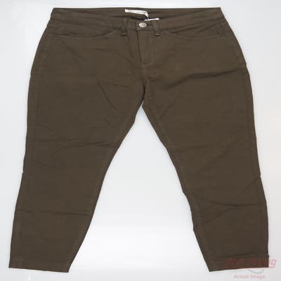 New Womens Peter Millar Pants 4 x Brown MSRP $129